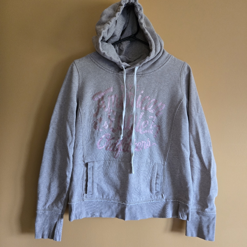 AE NYC Pink Graphic Hoodie